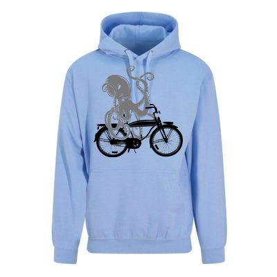 Retro Octopus Bike Unisex Surf Hoodie