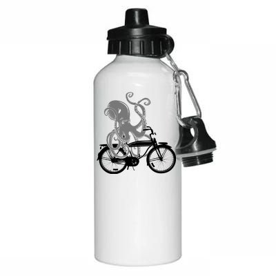 Retro Octopus Bike Aluminum Water Bottle