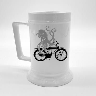 Retro Octopus Bike Beer Stein