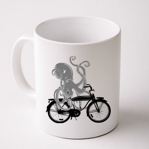 Retro Octopus Bike Coffee Mug