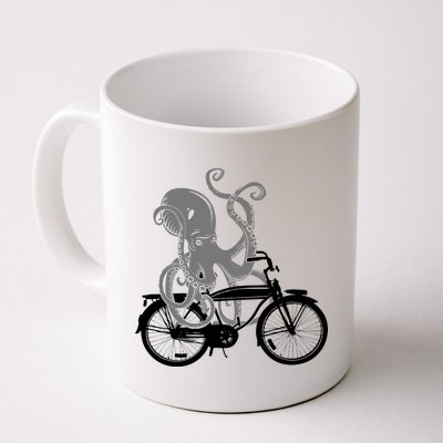 Retro Octopus Bike Coffee Mug