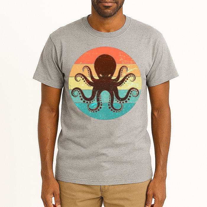 Retro Octopus Kraken  Tall T-Shirt