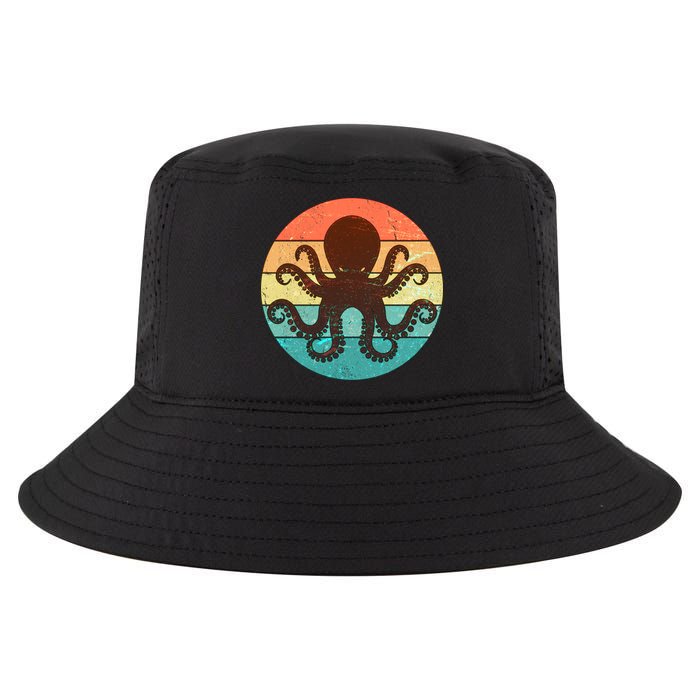 Retro Octopus Kraken  Cool Comfort Performance Bucket Hat