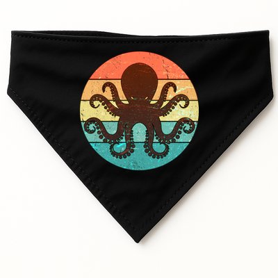 Retro Octopus Kraken  USA-Made Doggie Bandana