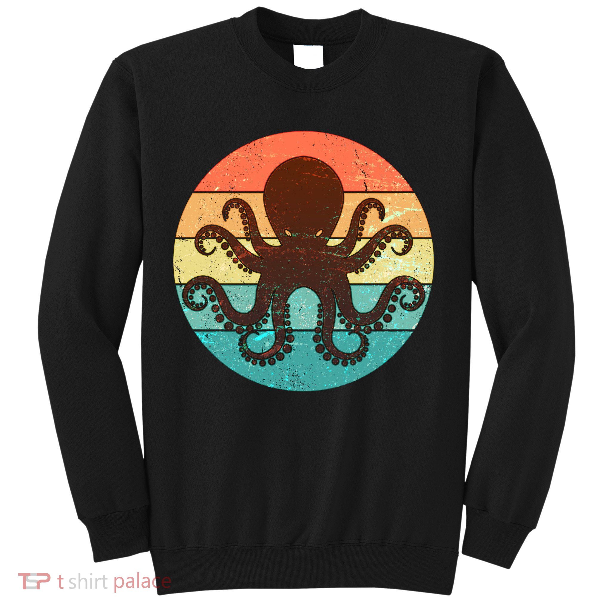 Retro Octopus Kraken  Sweatshirt