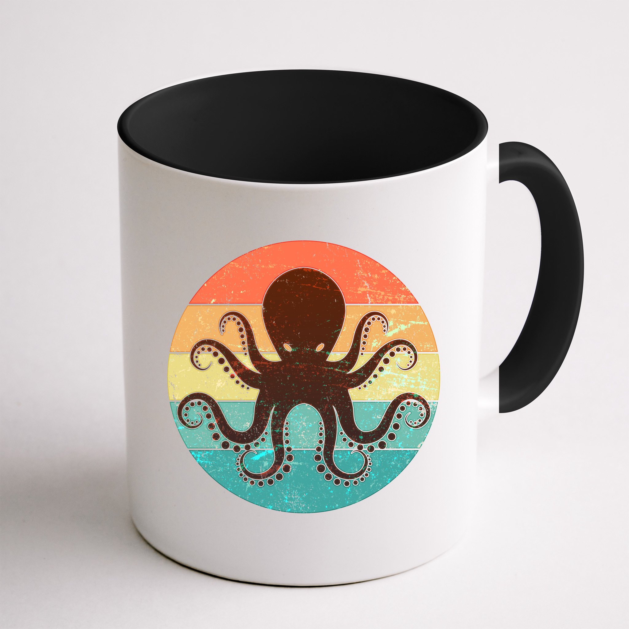 Retro Octopus Kraken  Mug