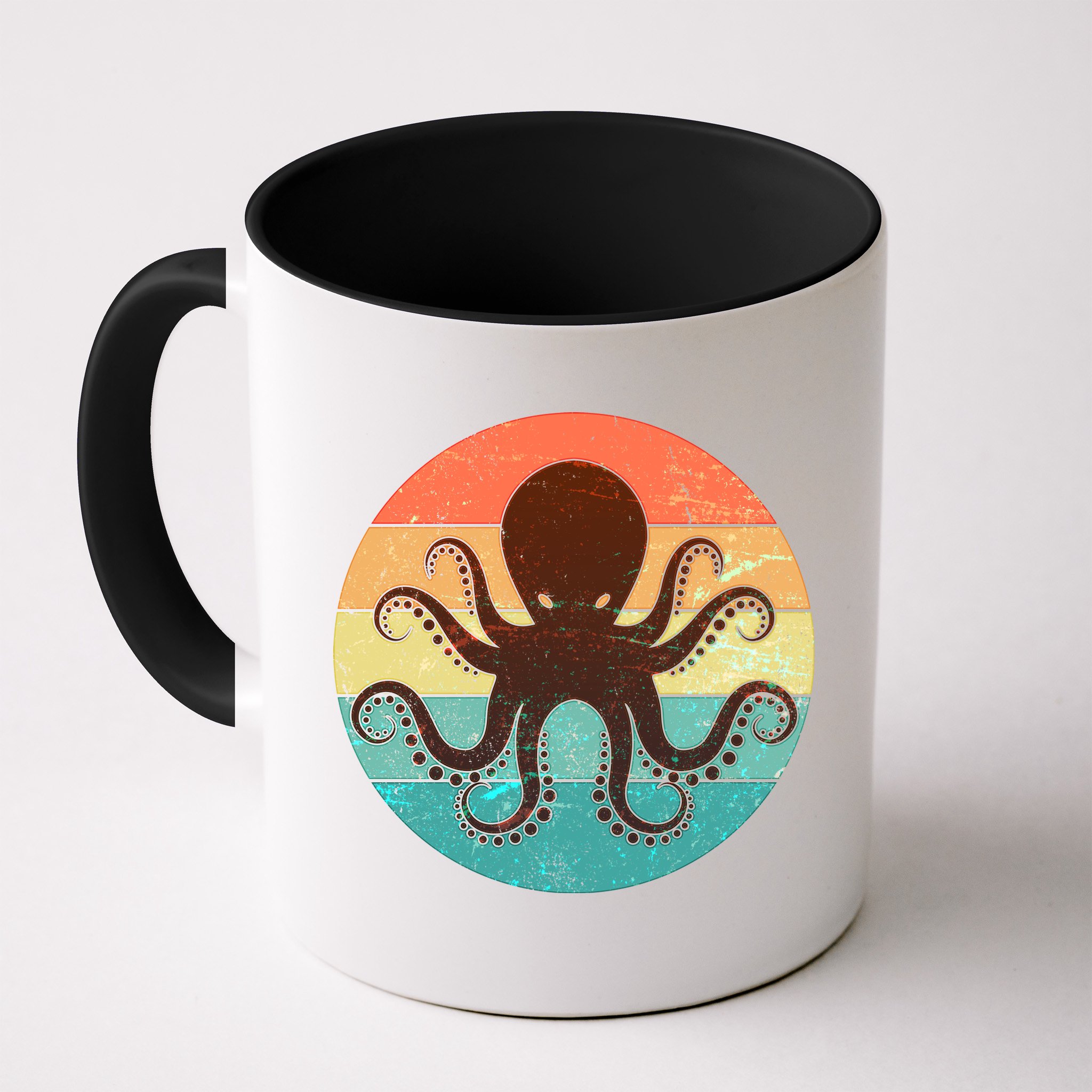 Retro Octopus Kraken  Mug