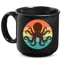 Retro Octopus Kraken  15oz Campfire Ceramic Mug