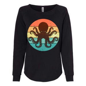 Retro Octopus Kraken  Womens California Wash Sweatshirt