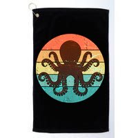 Retro Octopus Kraken  Golf Towel