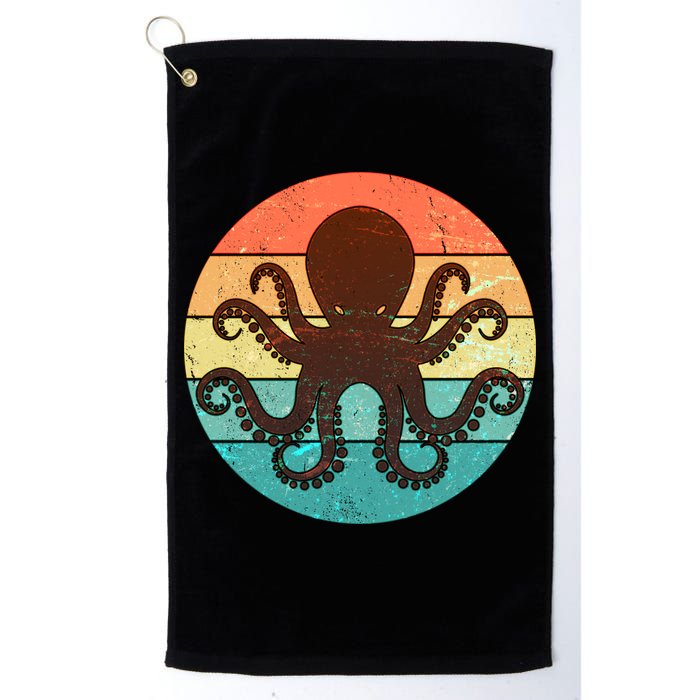 Retro Octopus Kraken  Golf Towel