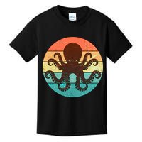 Retro Octopus Kraken  Kids T-Shirt