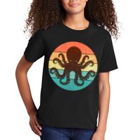Retro Octopus Kraken  Kids T-Shirt