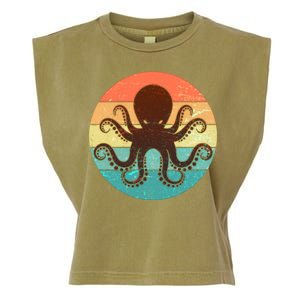 Retro Octopus Kraken  Garment-Dyed Women's Muscle Tee