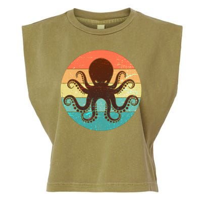 Retro Octopus Kraken  Garment-Dyed Women's Muscle Tee