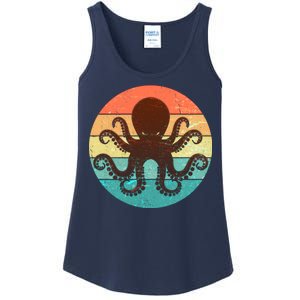 Retro Octopus Kraken  Ladies Essential Tank