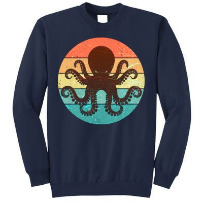 Retro Octopus Kraken  Tall Sweatshirt