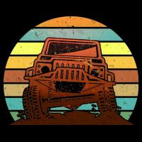 Retro Off Road Truck 4x4 Sunset City Backpack