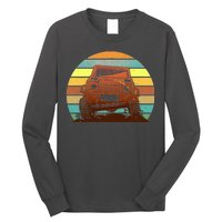 Retro Off Road Truck 4x4 Sunset Long Sleeve Shirt