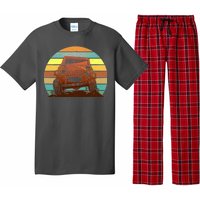 Retro Off Road Truck 4x4 Sunset Pajama Set