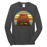 Retro Off Road Truck 4x4 Sunset Tall Long Sleeve T-Shirt