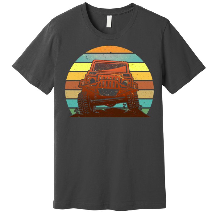 Retro Off Road Truck 4x4 Sunset Premium T-Shirt