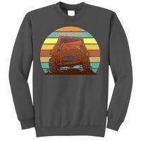 Retro Off Road Truck 4x4 Sunset Tall Sweatshirt