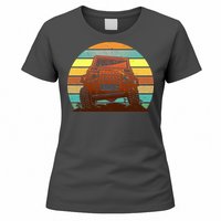 Retro Off Road Truck 4x4 Sunset Women's T-Shirt