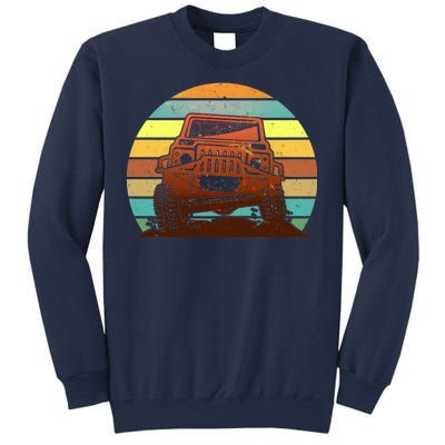 Retro Off Road Truck 4x4 Sunset Sweatshirt