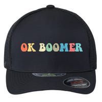 Retro Ok Boomer Flexfit Unipanel Trucker Cap