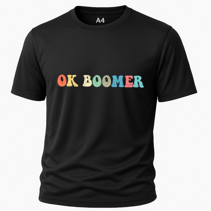 Retro Ok Boomer Cooling Performance Crew T-Shirt