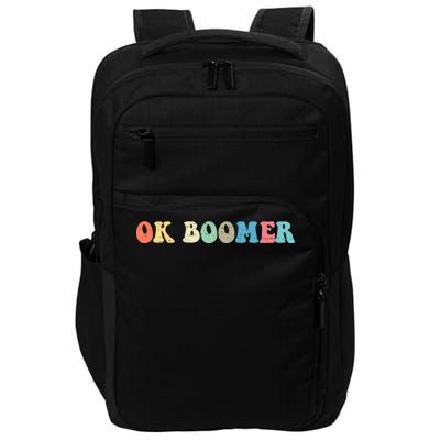 Retro Ok Boomer Impact Tech Backpack