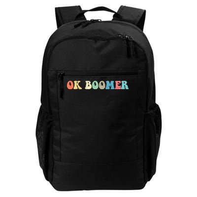 Retro Ok Boomer Daily Commute Backpack