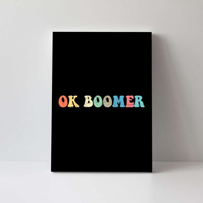 Retro Ok Boomer Canvas