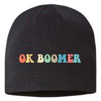 Retro Ok Boomer Sustainable Beanie