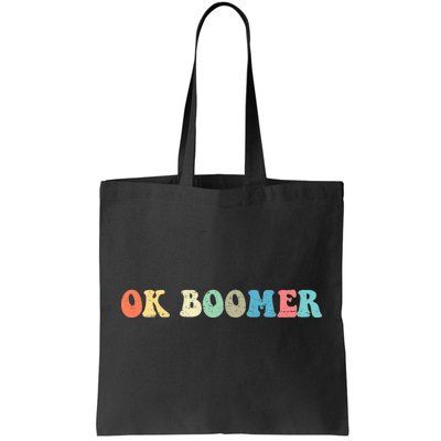 Retro Ok Boomer Tote Bag