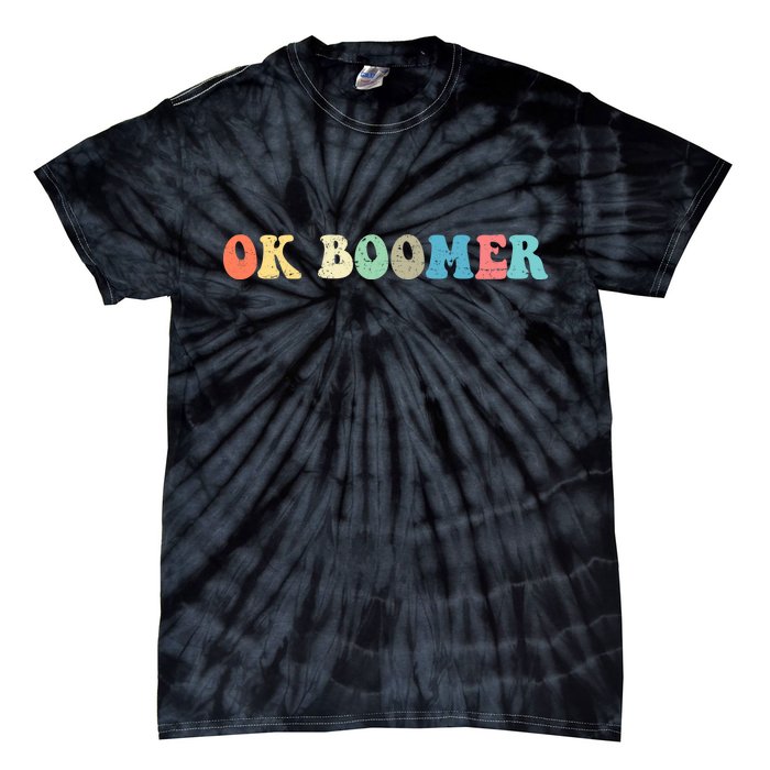 Retro Ok Boomer Tie-Dye T-Shirt