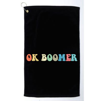 Retro Ok Boomer Golf Towel