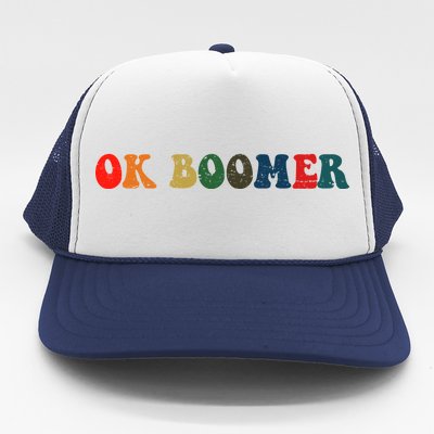 Retro Ok Boomer Trucker Hat