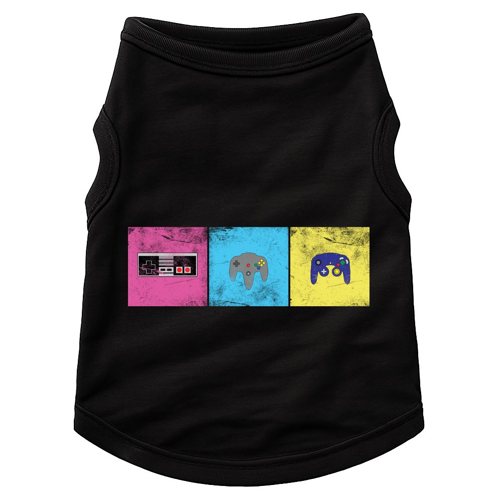 Retro Old School Gamer Doggie Tank