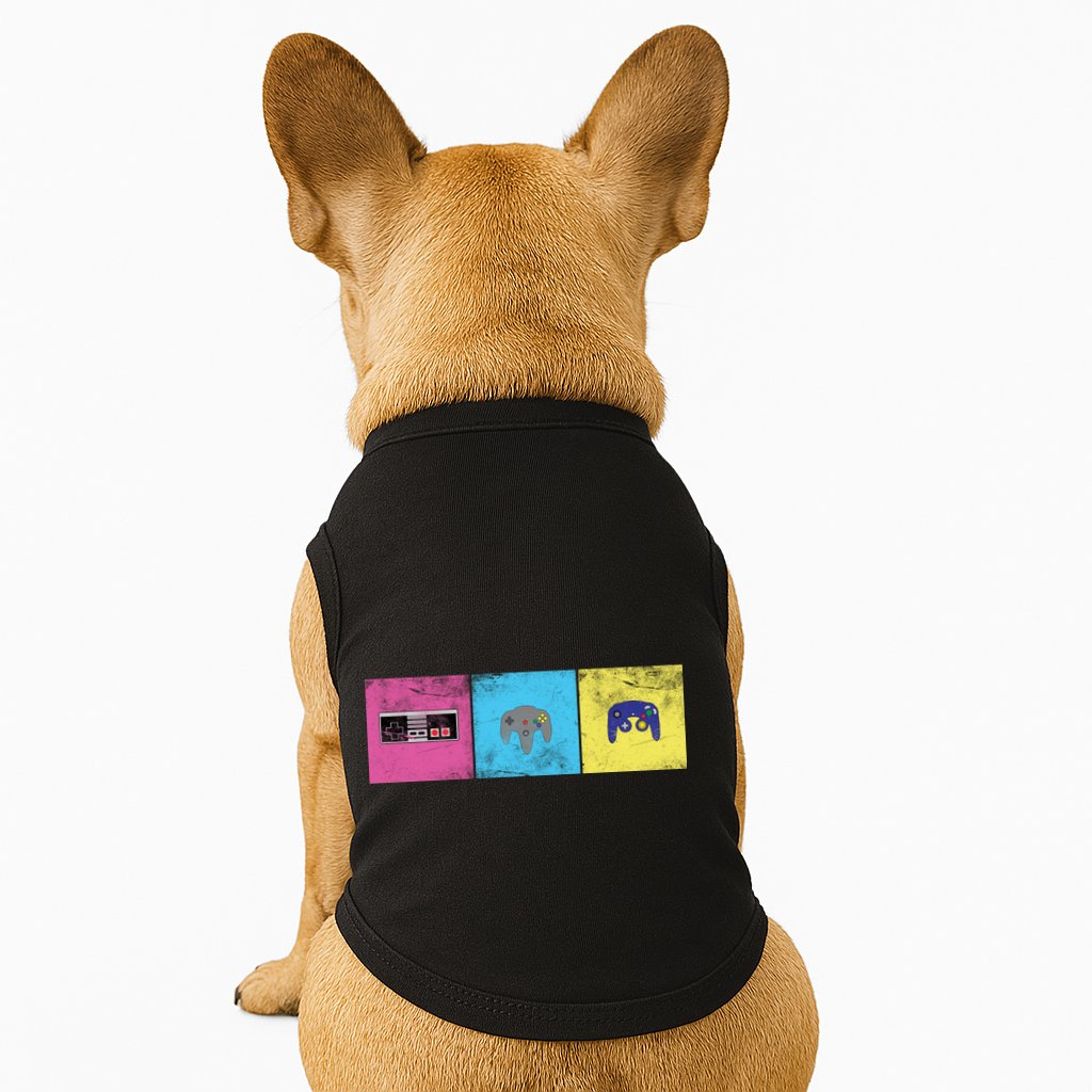 Retro Old School Gamer Doggie Tank