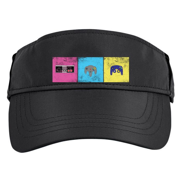 Retro Old School Gamer Adult Drive Performance Visor