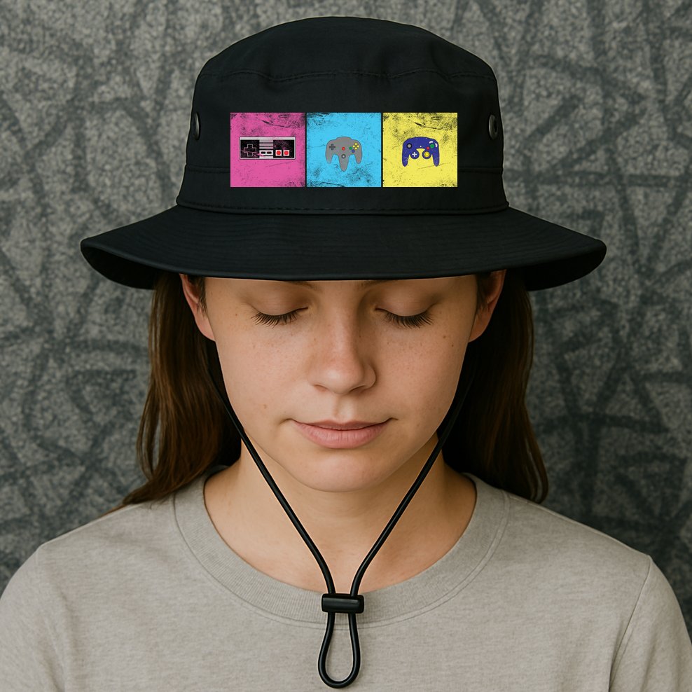 Retro Old School Gamer Bucket Hat
