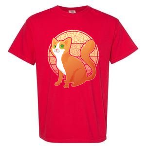 Retro Orange Cat Garment-Dyed Heavyweight T-Shirt