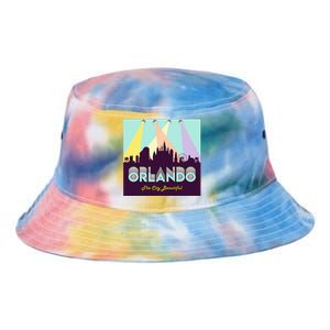 Retro Orlando Florida Tie Dye Newport Bucket Hat