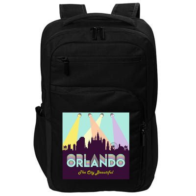 Retro Orlando Florida Impact Tech Backpack