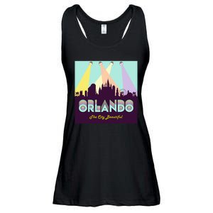 Retro Orlando Florida Ladies Essential Flowy Tank