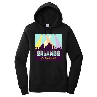 Retro Orlando Florida Women's Pullover Hoodie