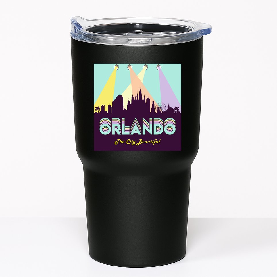 Retro Orlando Florida Tumbler
