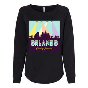 Retro Orlando Florida Womens California Wash Sweatshirt